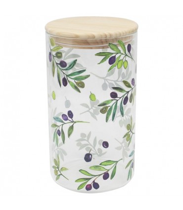 POT VERRE OLIVES 11X11X20 C2
