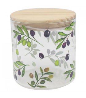POT VERRE OLIVES 11X11X12 C3