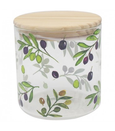 POT VERRE OLIVES 11X11X12 C3