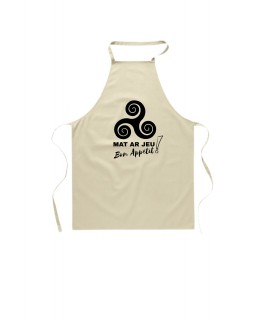 TABLIER ECRU BRETON BON APPETIT C2