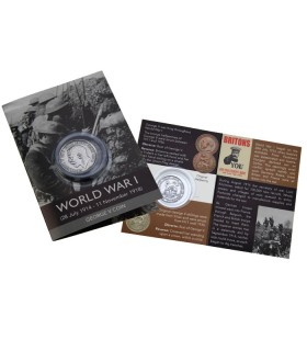 PIECE WORLD WAR 1 GEORGE V SHILLING C10