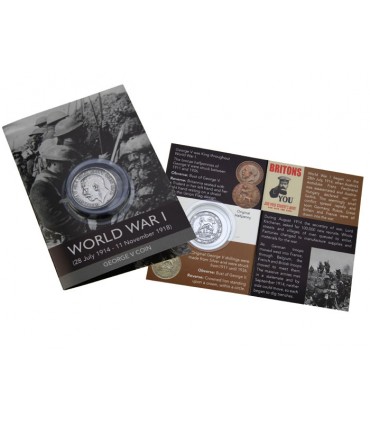 PIECE WORLD WAR 1 GEORGE V SHILLING C10