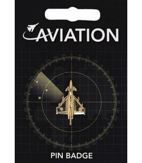 EPINGLETTE EUROFIGHTER PLAQUE OR C10
