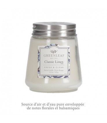BOUGIE PETITE CLASSIC LINEN 123G