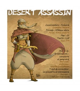 GUERRIERE TOUAREG 15X8.5X16.5CM*