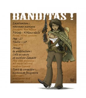 GUERRIERE BANDIDAS 11X7X11.5CM*