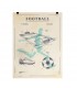 AFFICHE FOOTBALL RETRO 30X40