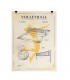 AFFICHE VOLLEY RETRO 30X40