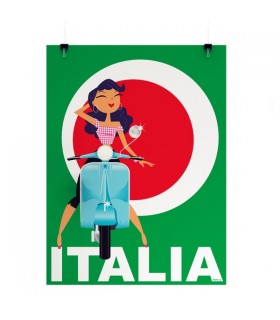 AFFICHE ITALIA 30X40