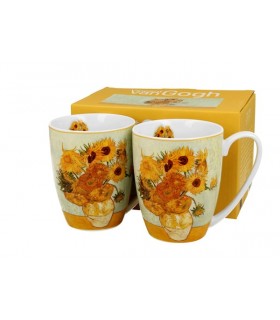 SET 2 MUGS 360ML VAN GOGH TOURNESOLS C2