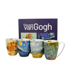 SET 4 MUGS 360ML VAN GOGH ASS