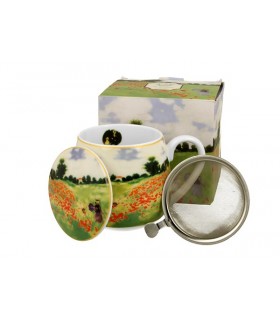 TISANIERE FILTRE 430ML MONET CHAMP COQUELICOTS C3