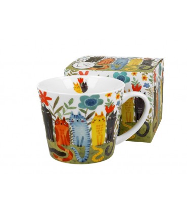 MUG 600ML CHAT JARDIN C4