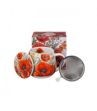 TISANIERE FILTRE 430ML COQUELICOT C3