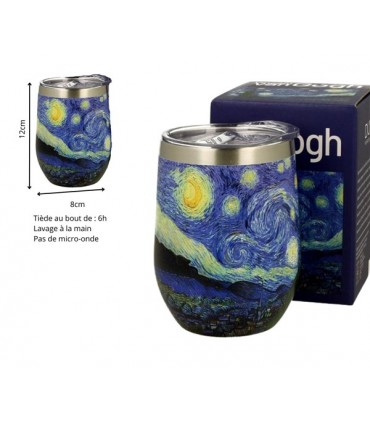 MUG THERMIQUE 320ML VAN GOGH STARRY NIGHT C2