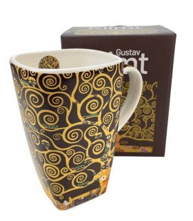MUG CARRE 650ML KLIMT TREE OF LIFE C3