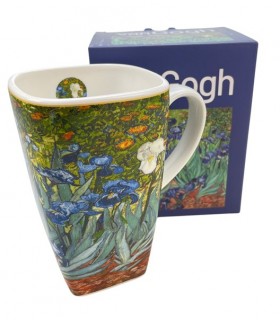 MUG CARRE 650ML VAN GOGH IRIS C3
