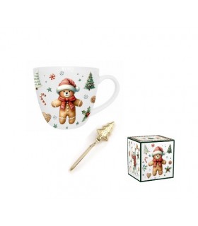 MUG 460ML + INFUSEUR CHRISTMAS CUTIES C3