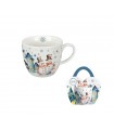 MUG 460ML PANIER SNOWMAN SET DE 4