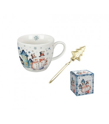 MUG 460ML + INFUSEUR SNOWMAN C3
