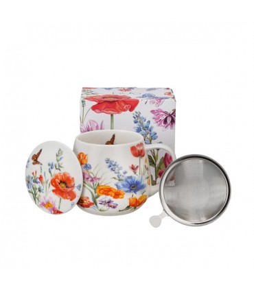 TISANIERE FILTRE 430ML FLEURS PRINTEMPS C3