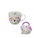 MUG 460ML PANIER FLEURS MAI SET DE 4