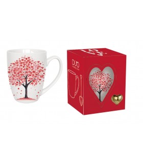 MUG 350ML+INFUSEUR ARBRE DE VIE COEURS C3