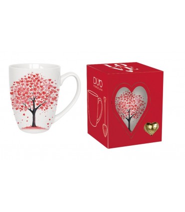 MUG 350ML+INFUSEUR ARBRE DE VIE COEURS C3