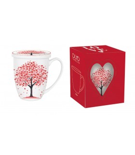 TISANIERE 350ML ARBRE DE VIE COEURS C3