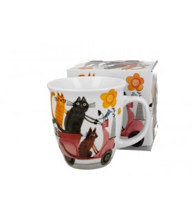 MUG 650ML CHATS SCOOTER C4