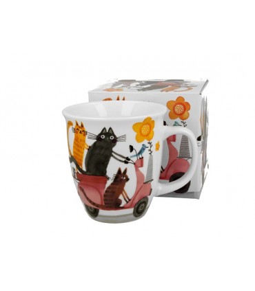 MUG 650ML CHATS SCOOTER C4
