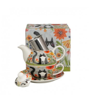 SOLITAIRE PORCELAINE CHATS WORLD 200/300ML C2