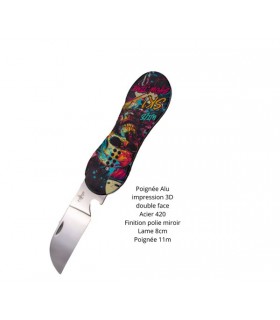 COUTEAU MANCHE ALU SKATE L.19CM