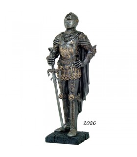 ARMURE CHEVALIER XVIe  H.100X36X36CM