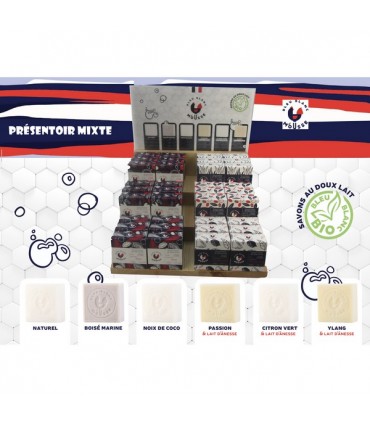 PRESENTOIR 36 SAVONS PACK MIXTE ASSORTIS