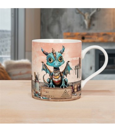 MUG DRAGON METAL 300ML SET DE 6