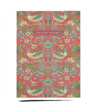 CARNET POST IT STRAWBERRY THIEF 11X25 C4