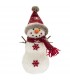 BONHOMME DE NEIGE PELUCHE 33X15