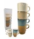MUG 350ML REACTIVE GLAZE SET DE 4 ASS