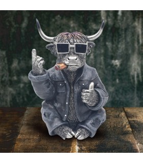 VACHE EFFRONTEE 17X14X26 FACON ARG