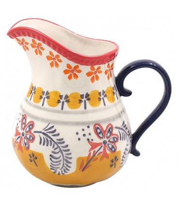 PICHET FLEURS PEINT MAIN 1000ML C2