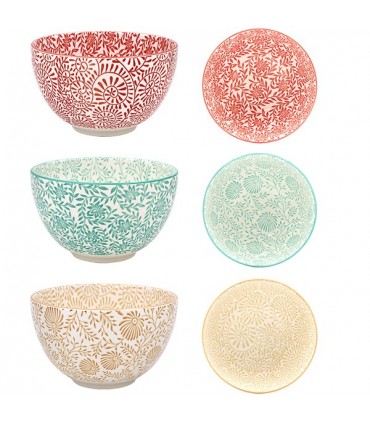 BOL CERAMIQUE DOLCE VITA 400ml 13CM C6 ASS