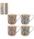 MUG GOLDEN LILY 300ML EMPILABLE SET DE 4 ASS