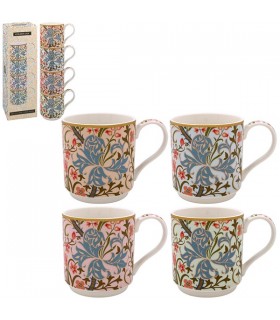 MUG GOLDEN LILY 300ML EMPILABLE SET DE 4 ASS