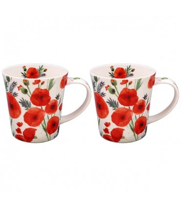 MUG COQUELICOT 300ML SET DE 2