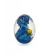 OEUF TRANSPARENT DRAGON OEUF BLEU 7.5X5.5