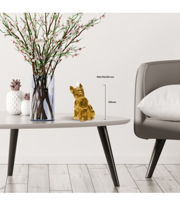 BOUGIE BULLDOG GOLD 24H 15X7X12 C2