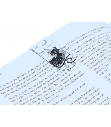 MARQUE-PAGE SET DE 4 CRAZY CHATS 2X5.4 C4