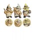 CHOUETTE SORCIERE 6.7X5X11.2 SET DE 6 ASS
