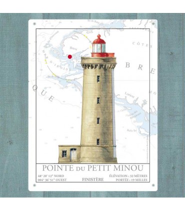 PLAQUE 15X20 PETIT MINOU C2